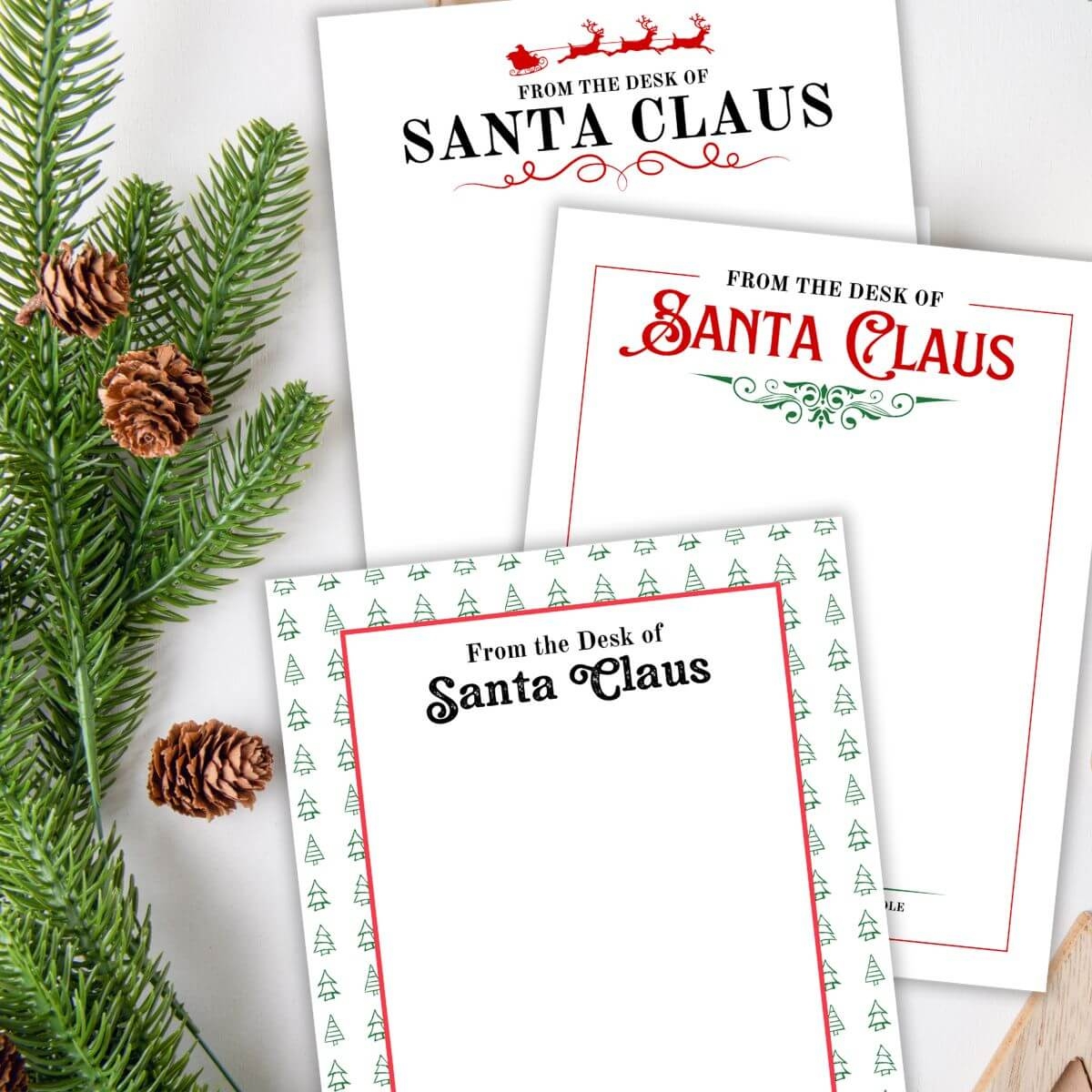 free printable santa claus letter