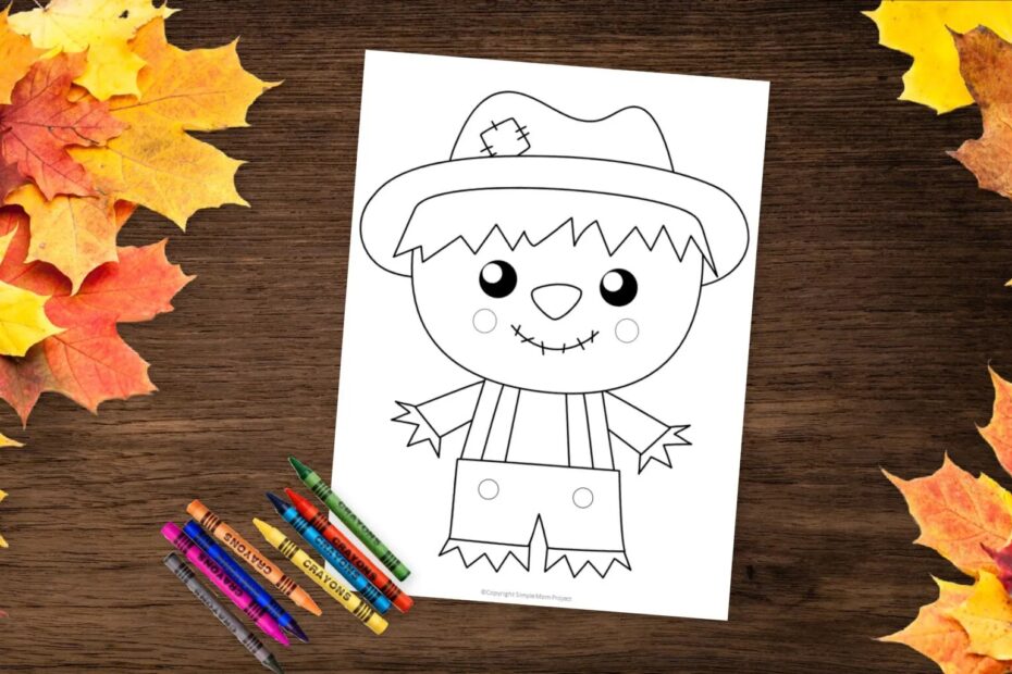 Free Printable Scarecrow Template Simple Mom Project