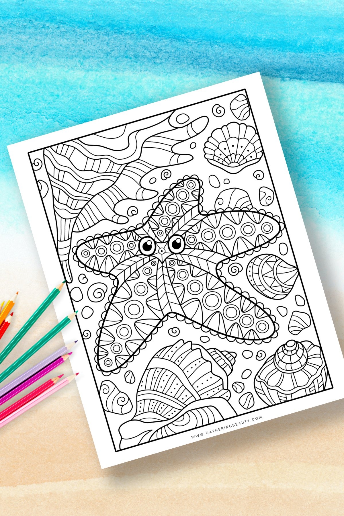 sea animals coloring pages