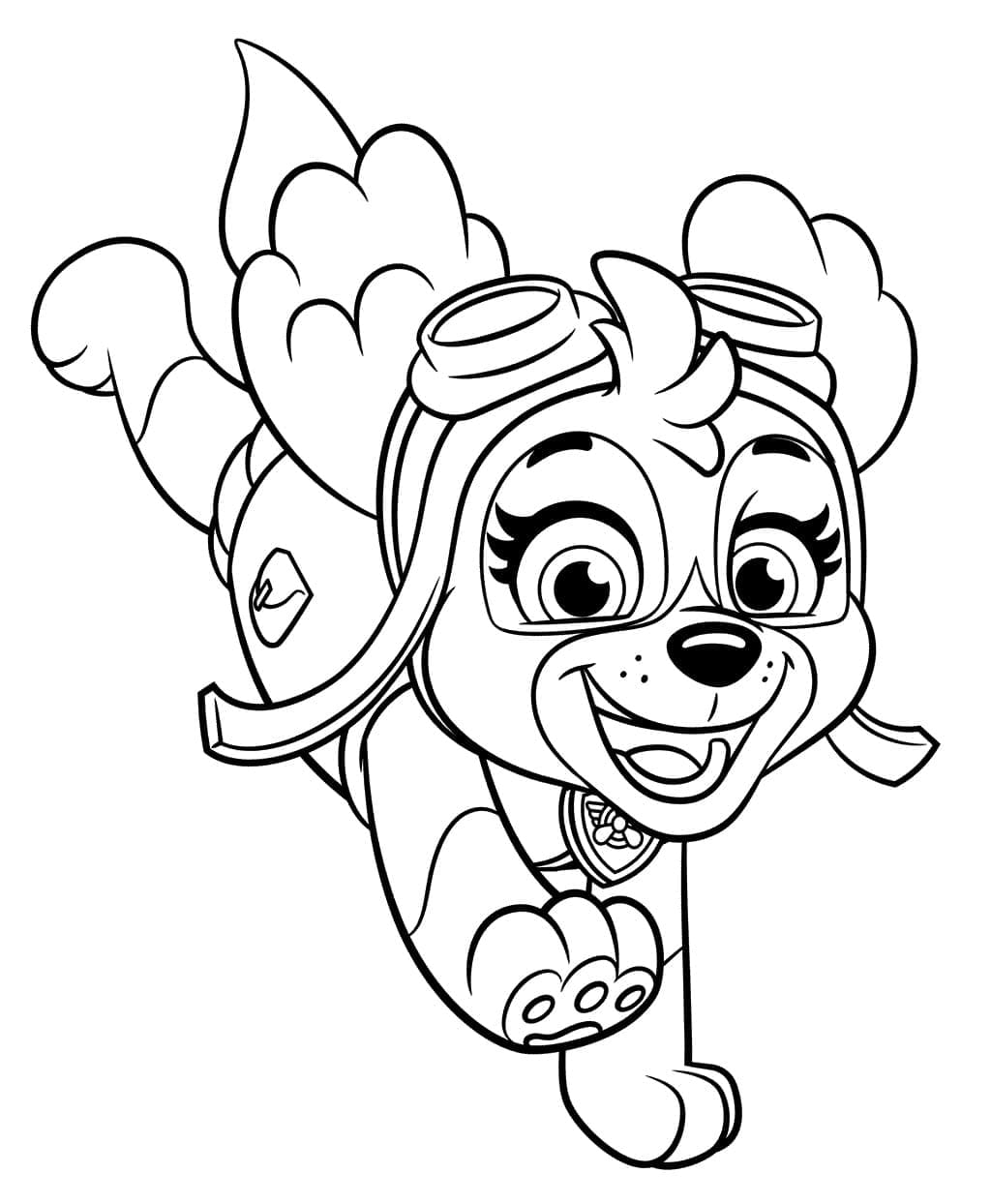 free paw patrol coloring pages printable