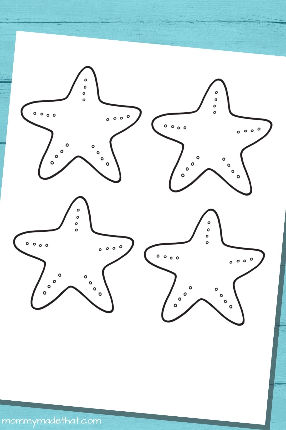 Free Printable Starfish Template U0026 Outlines For Best Ocean Crafts