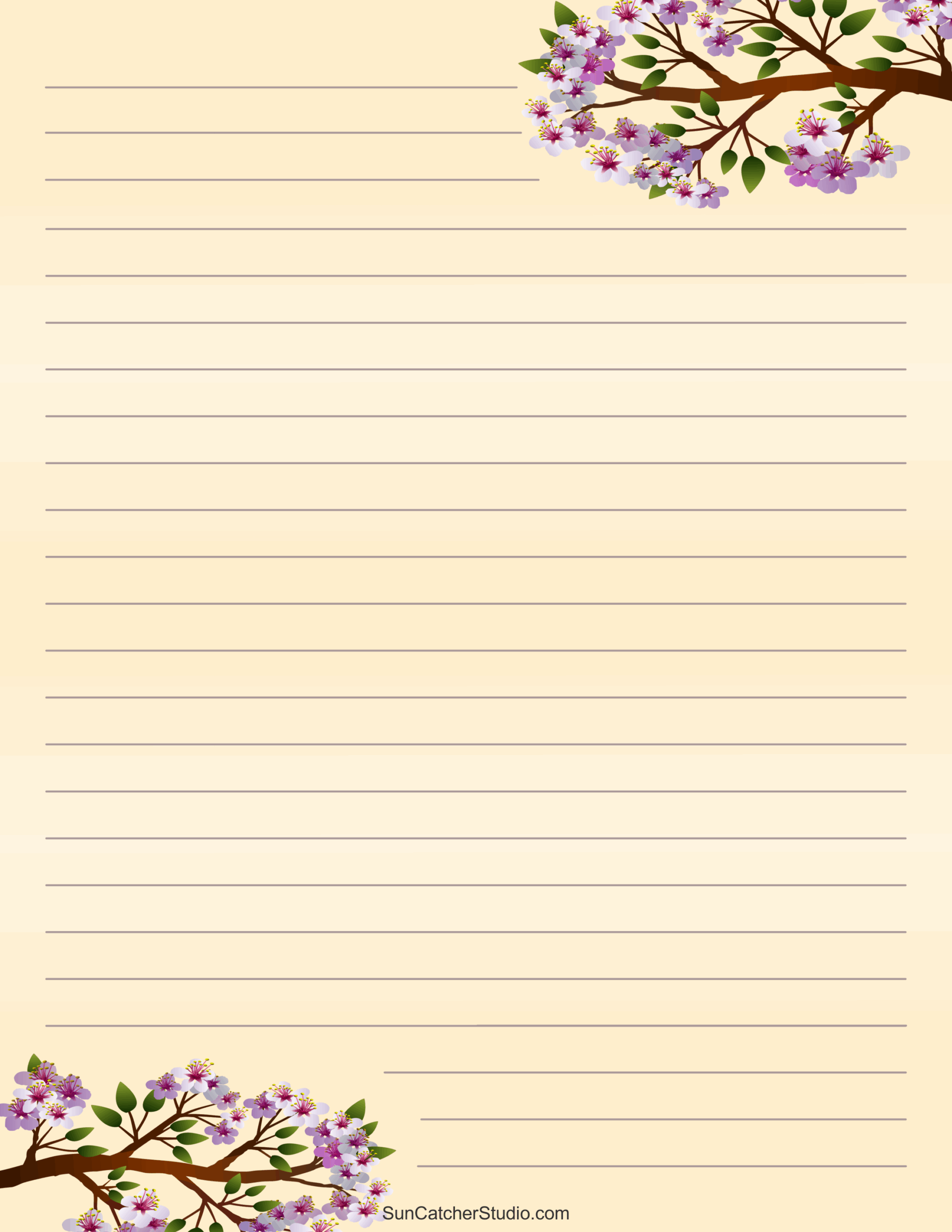 Free Printable Stationery And Lined Letter Writing Paper Free Printables Monograms Design Tools Patterns U0026 DIY Projects