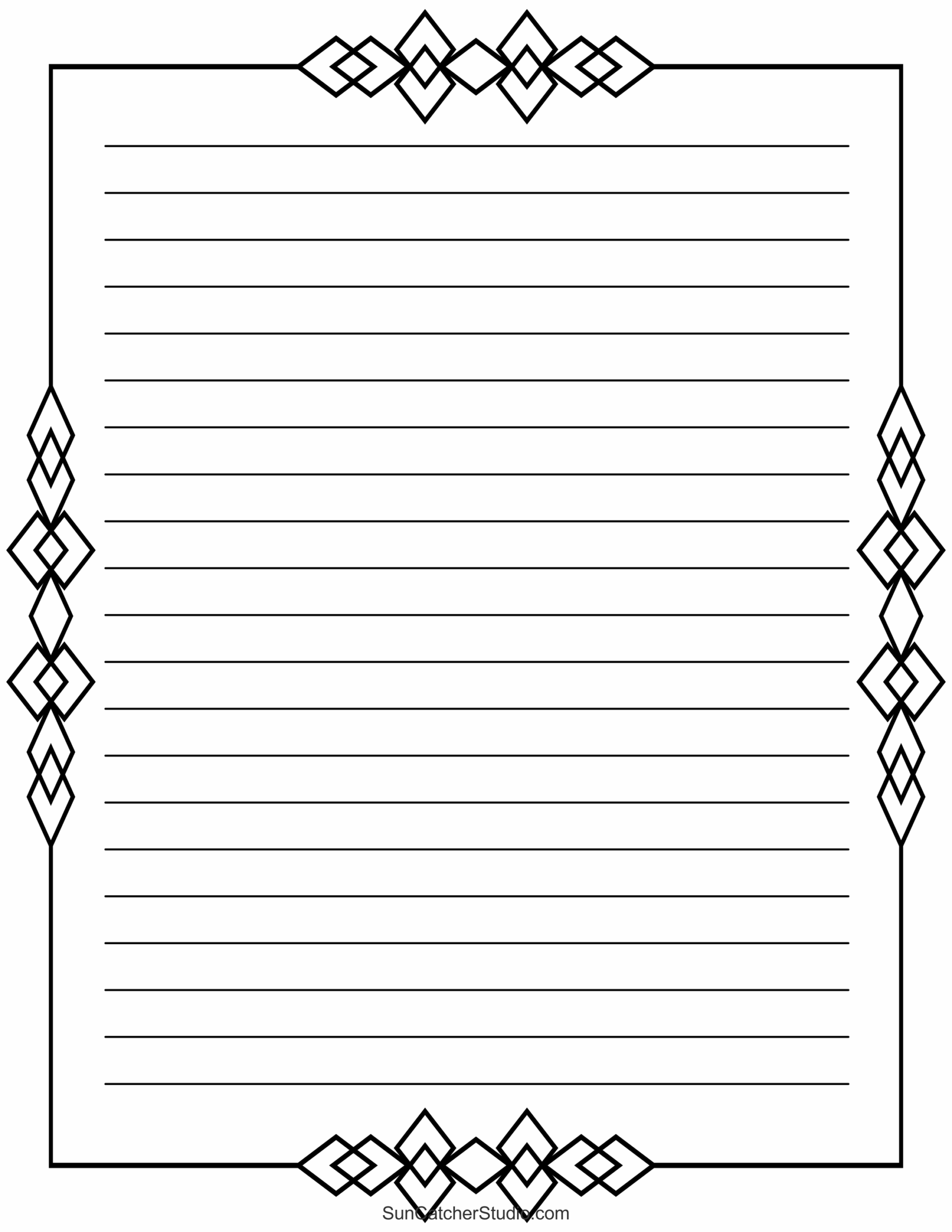 printable paper for letters