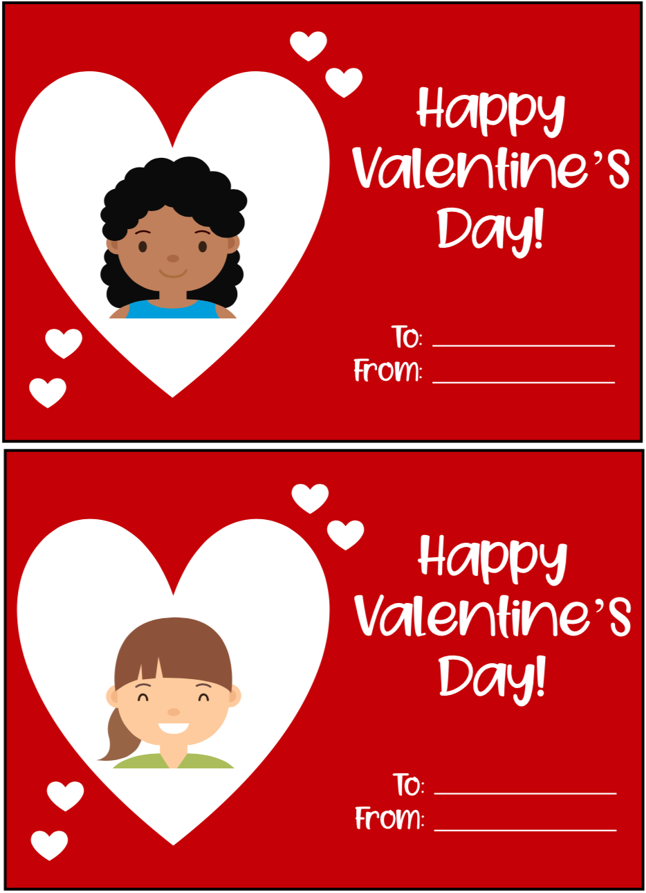 free printable valentines day card