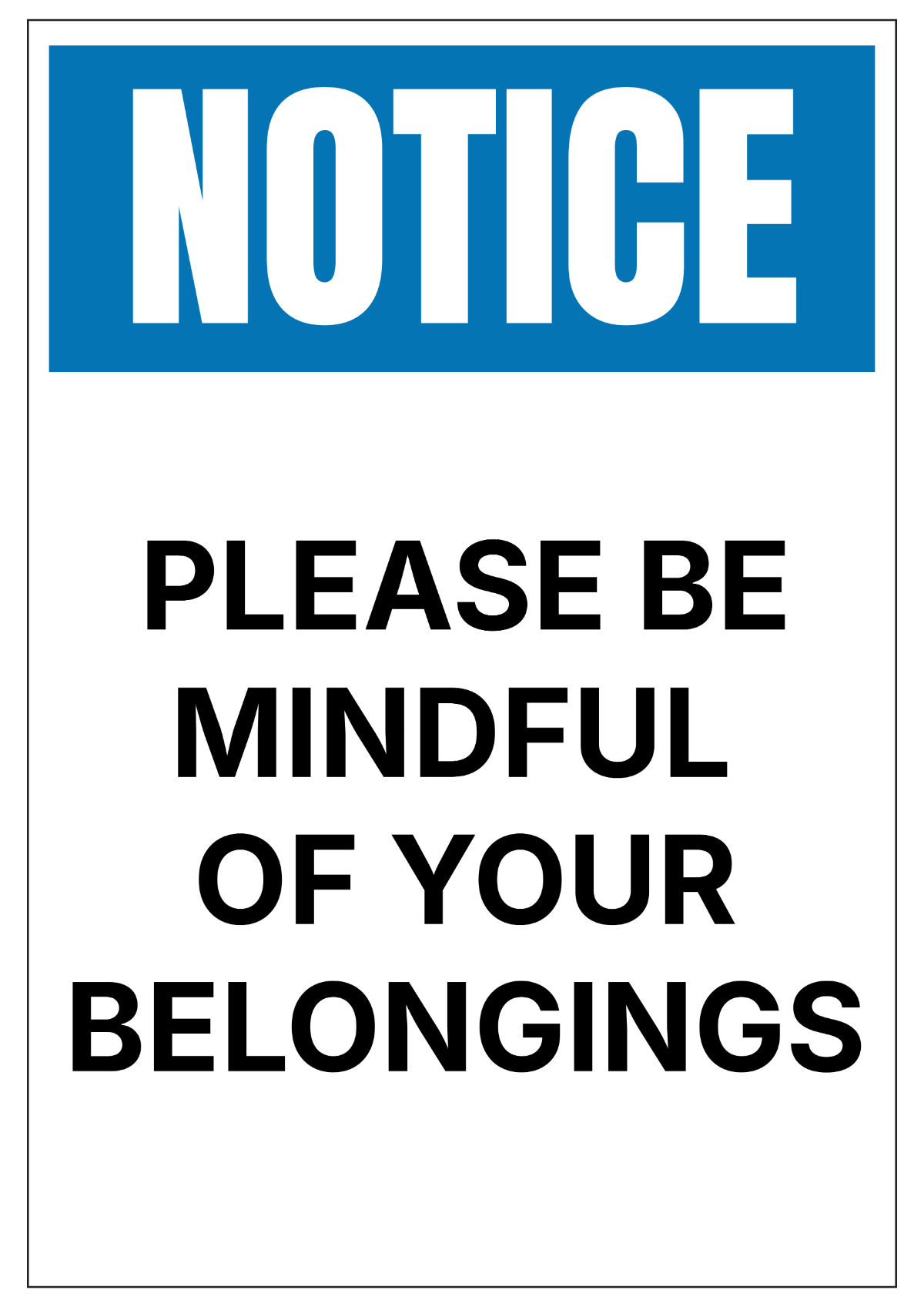 Free Sign Templates Editable And Printable