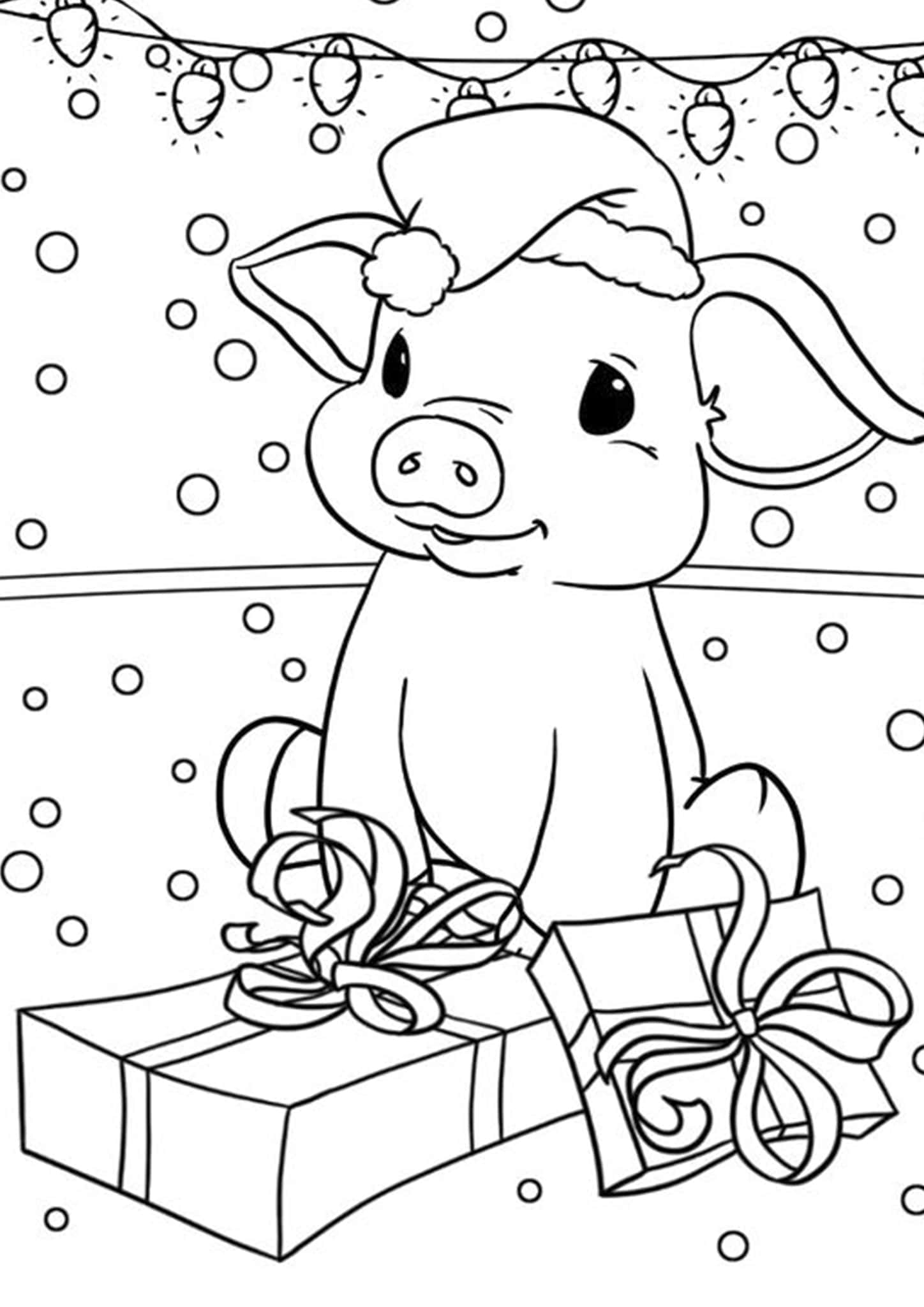 pigs coloring pages printable
