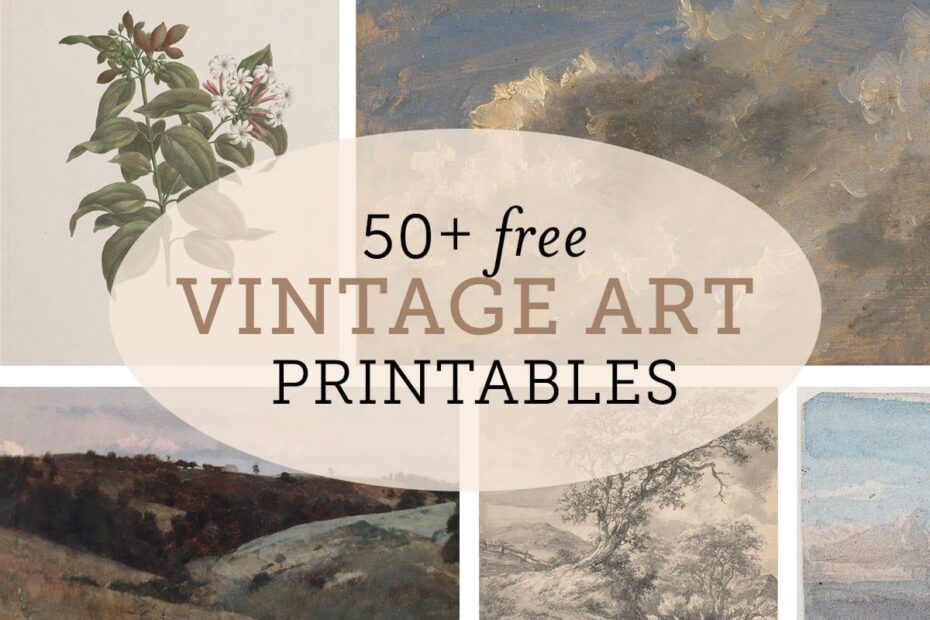 Free Vintage Printable Art Sources Jenna Sue Design
