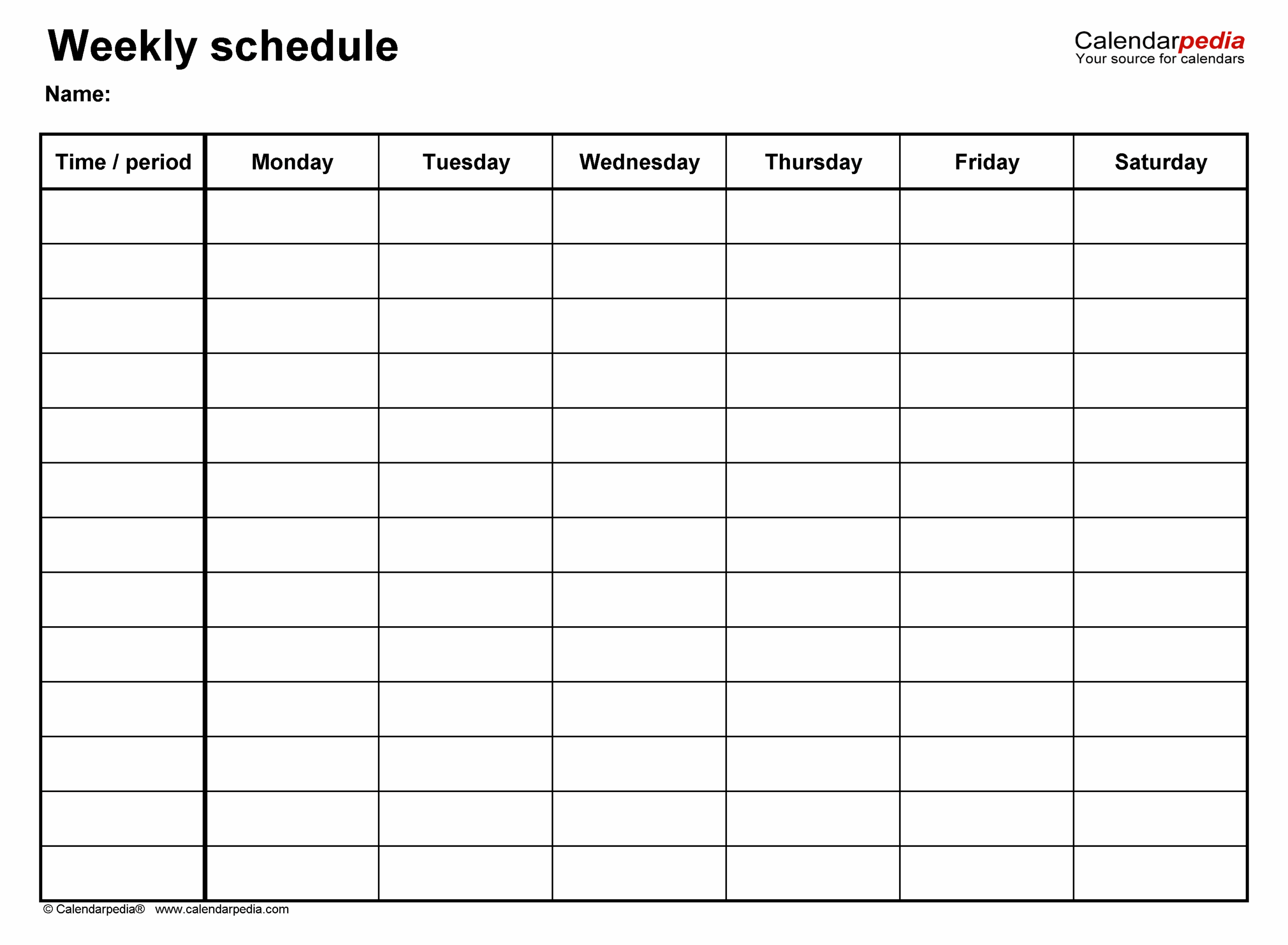 schedule spreadsheet template
