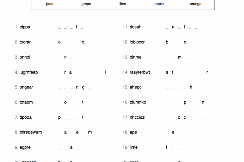 Free Worksheet Generators