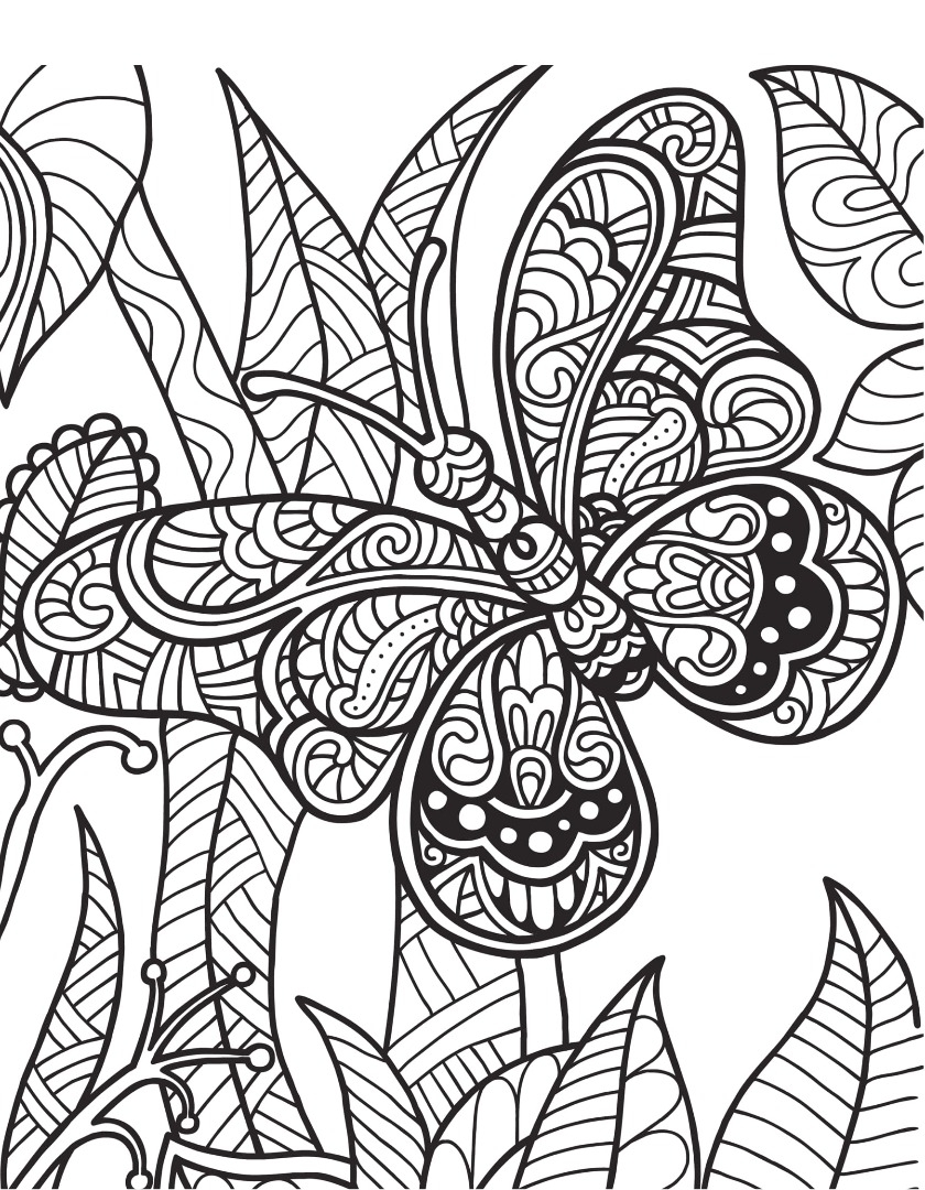 adult coloring book pictures