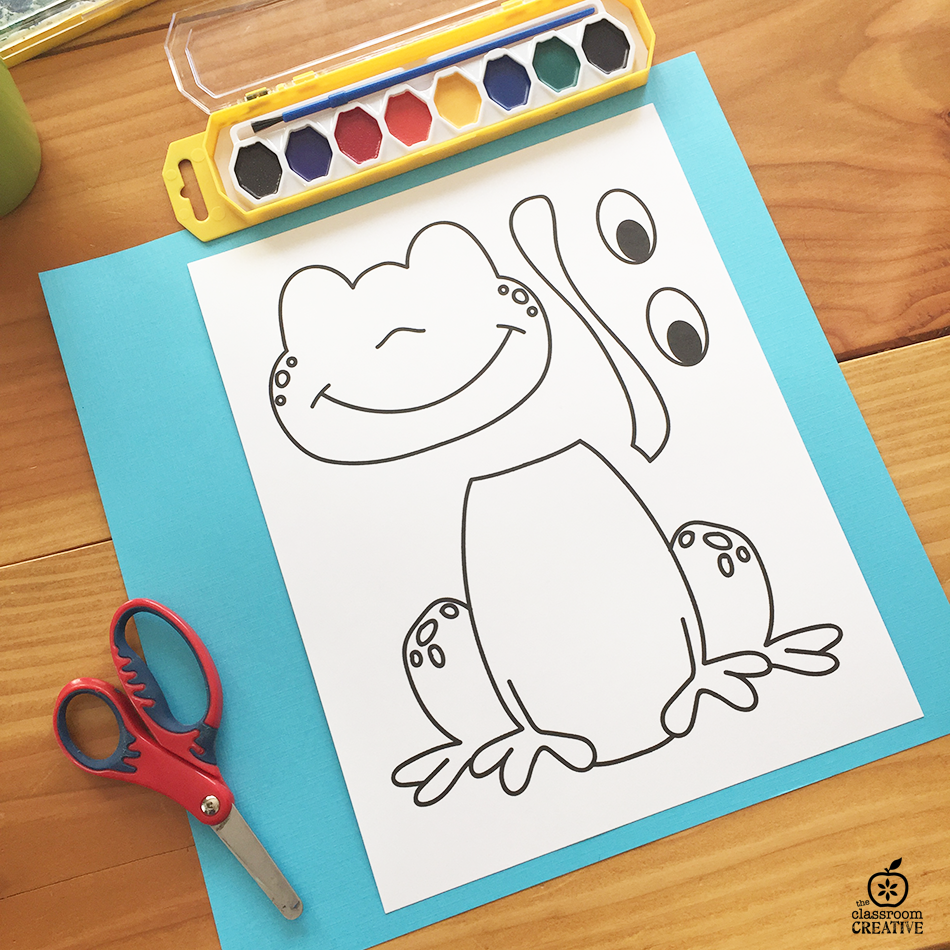 Frog Craft Template For Kindergarten 1st Grade U0026 2nd Grade