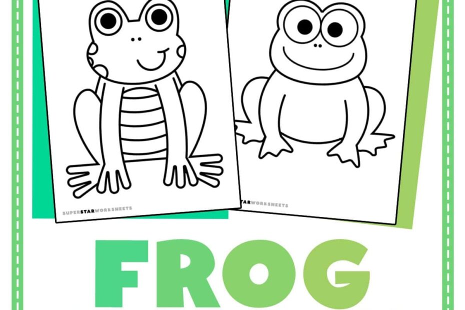 Frog Template Free Printables Superstar Worksheets