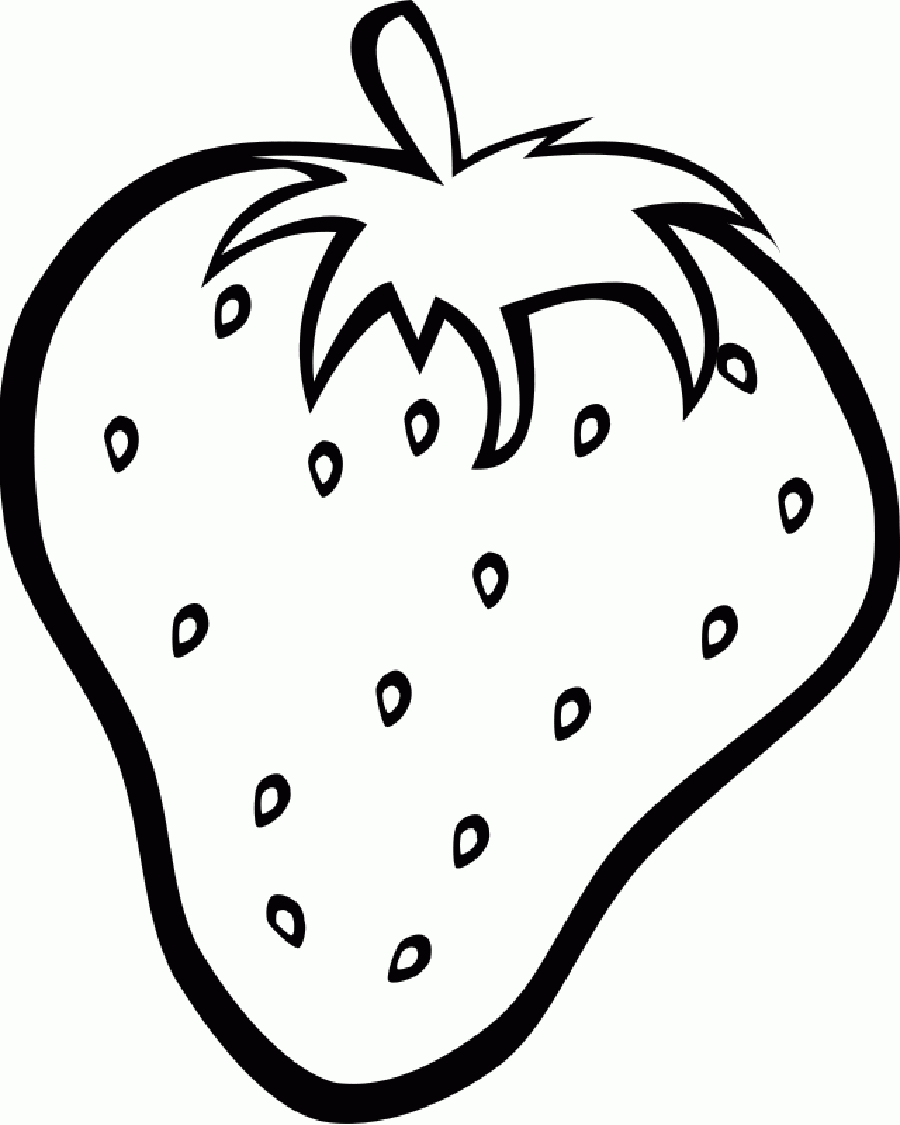 fruit drawings to color