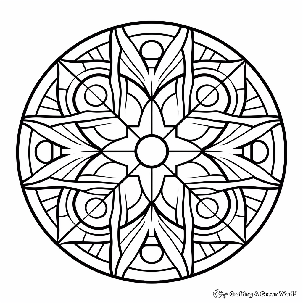 Geometric Coloring Pages Free U0026 Printable 