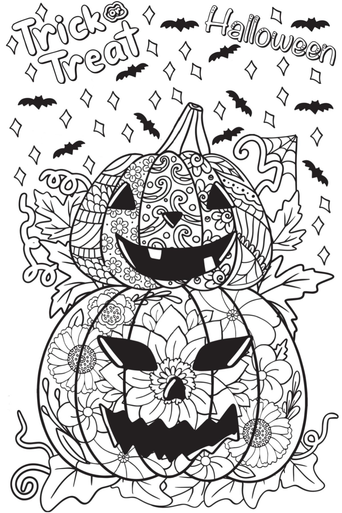 halloween coloring pages printable free