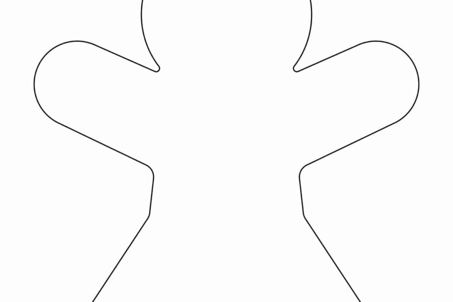 Gingerbread Man Template Free Printable Childhood Magic