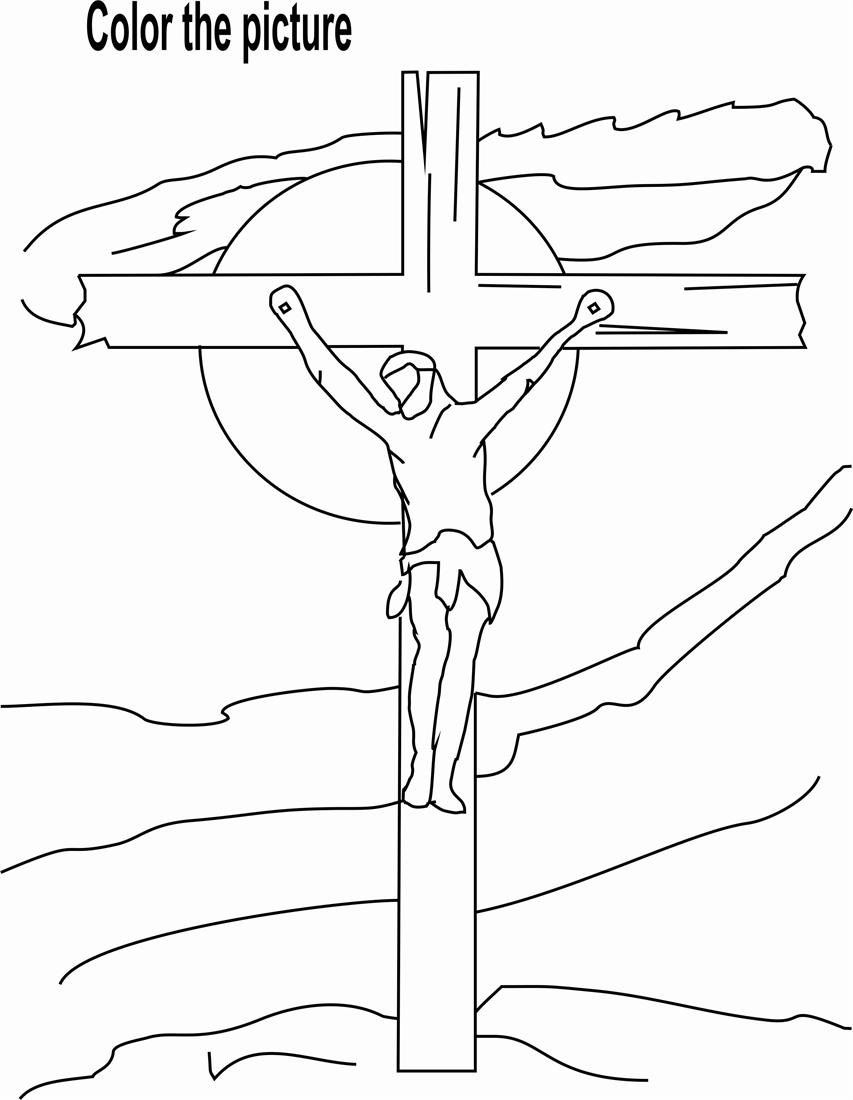 god pictures to color