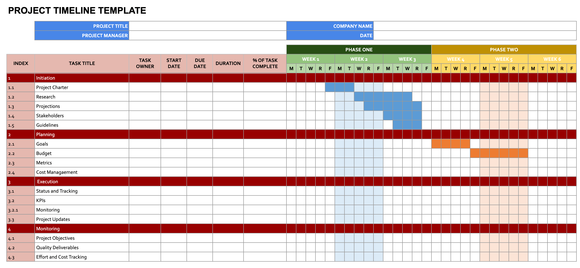 Google Sheets Schedule Template Tutorial 2025 Coupler io Blog