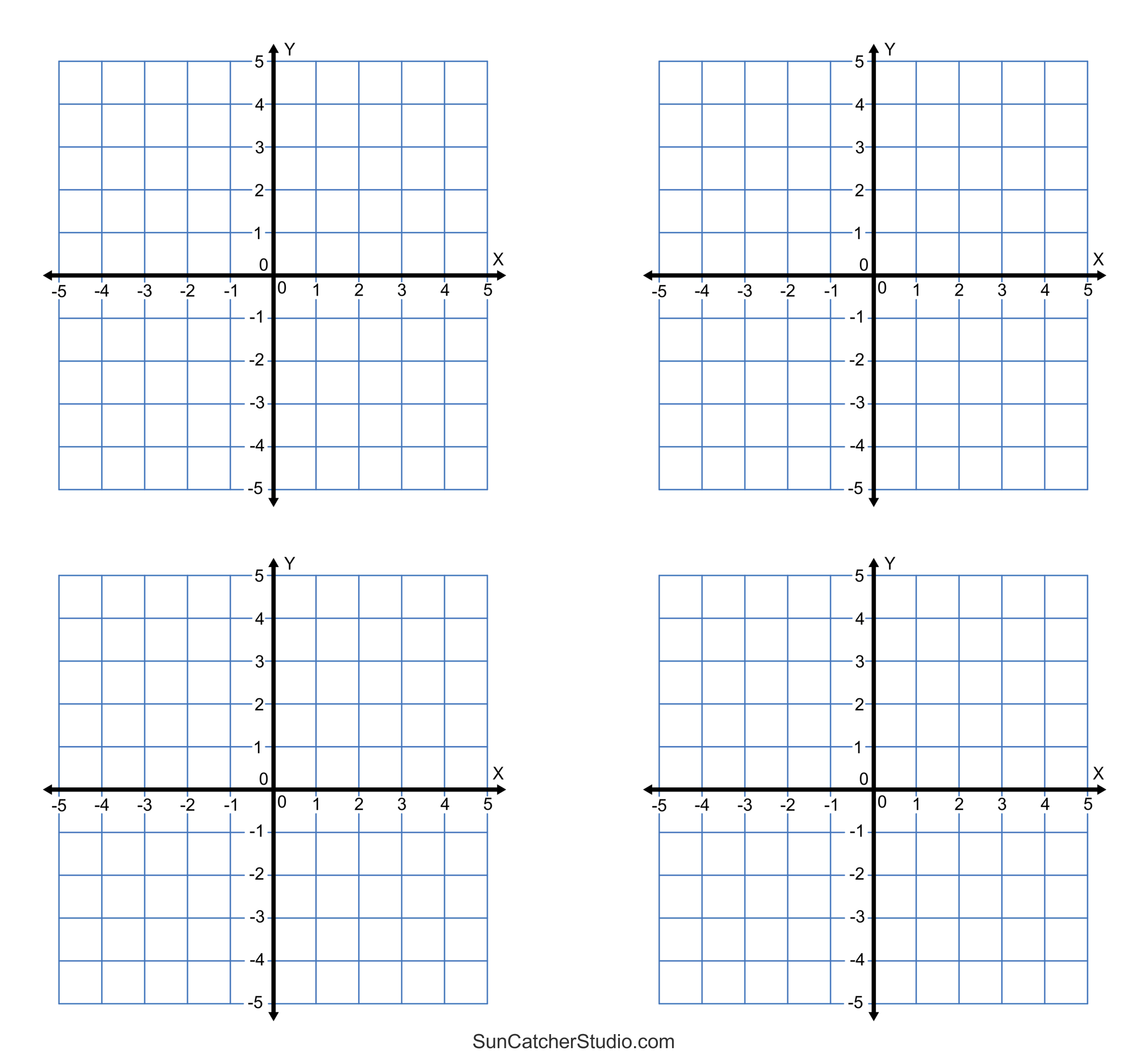 Grid Paper Printable 4 Quadrant Coordinate Graph Paper Templates Free Printables Monograms Design Tools Patterns U0026 DIY Projects