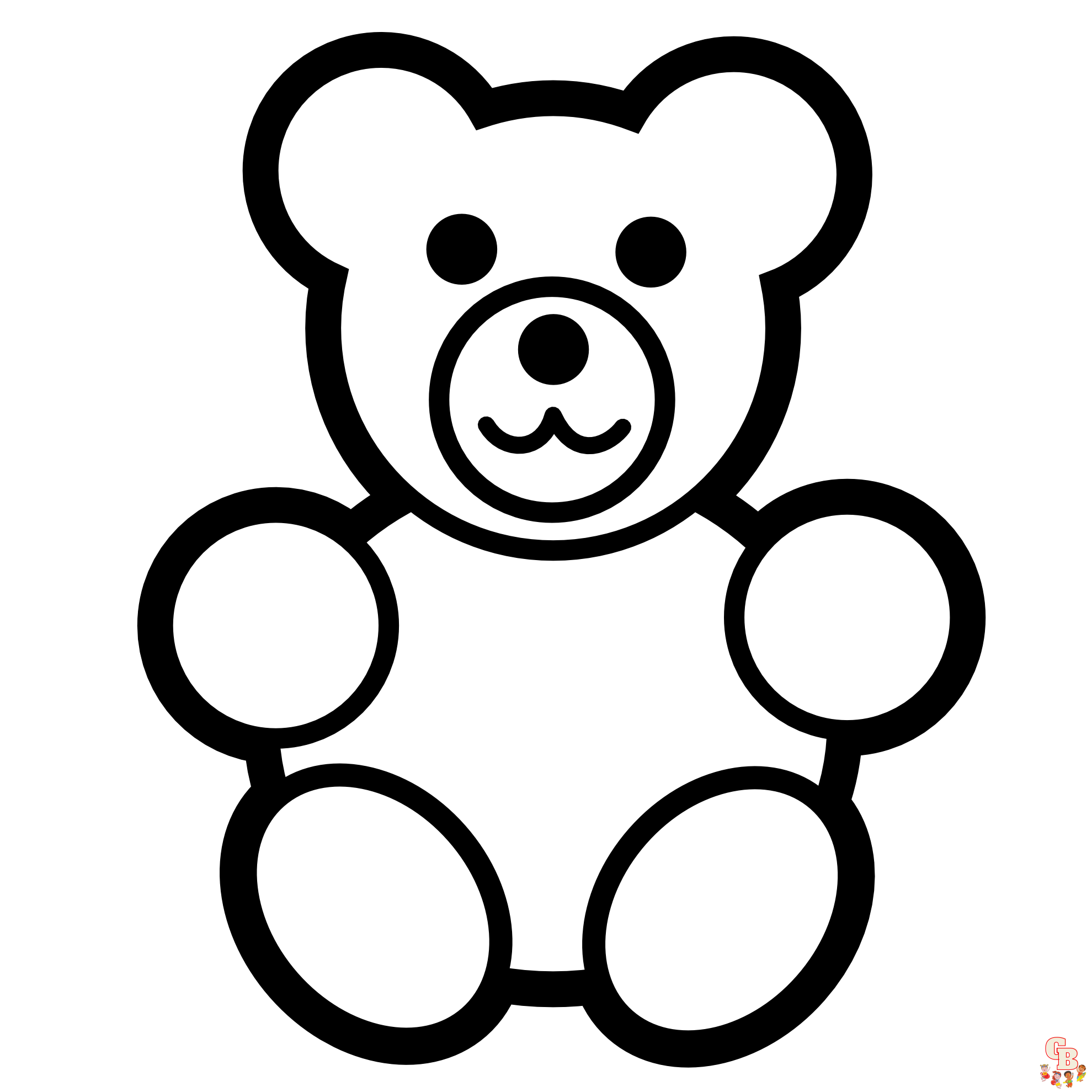 coloring gummy bear