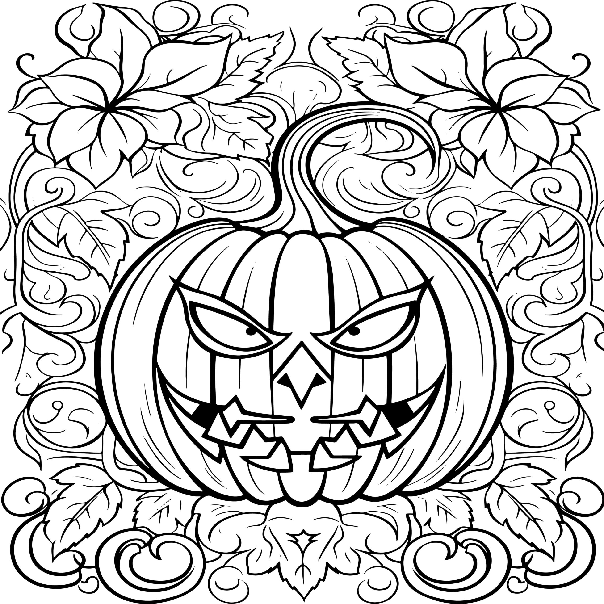 HalloWeen Pumpkin Coloring Book Great Coloring Pages For Boys And Girls