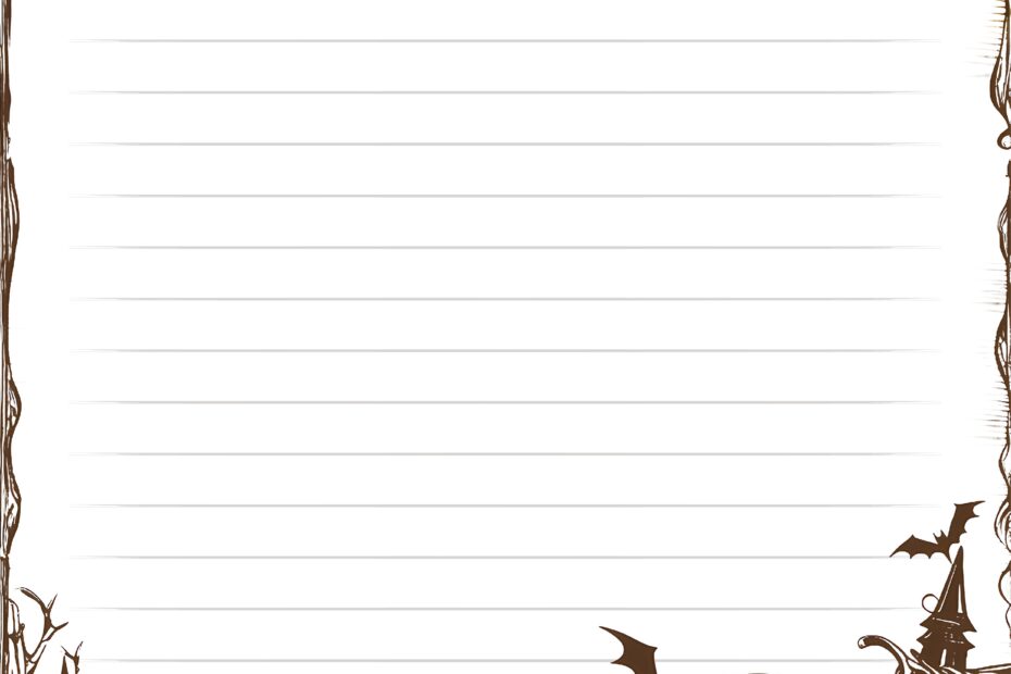 Halloween Writing Paper Free Google Docs Template Gdoc io