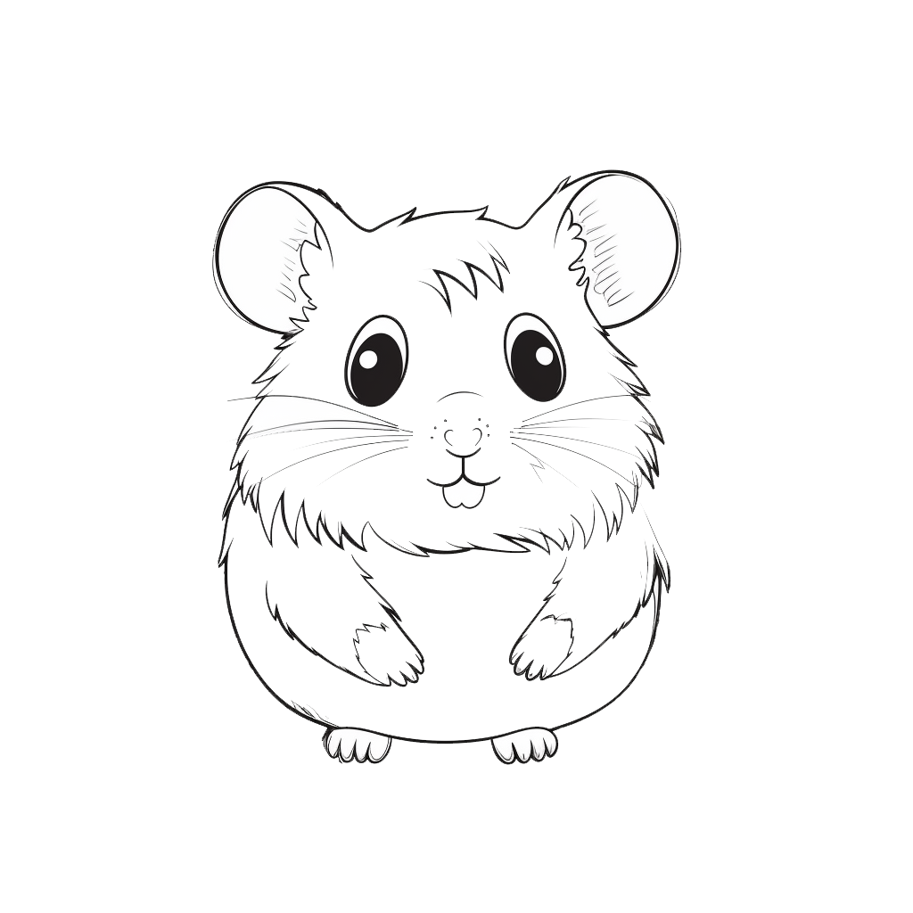Hamster Coloring Pages Coloring Corner