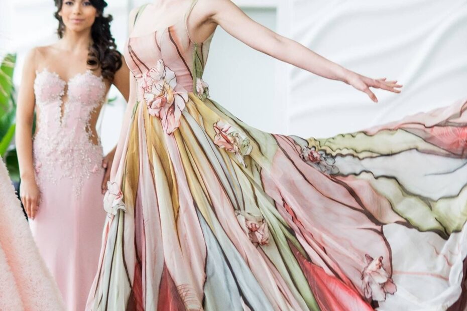 Hand Painted Dress Ball Gown Prom Dress Long Formal Dress Colorful Dress Floral Maxi Dress Sleeveless Dress Formal Dress Evening Gown Etsy