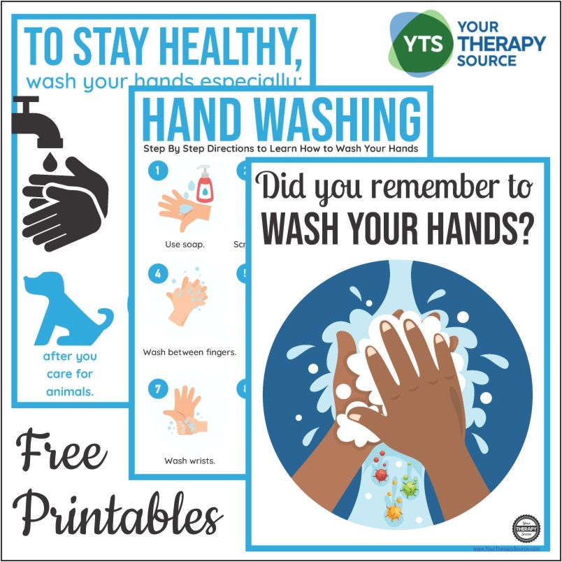 hand washing signs printable