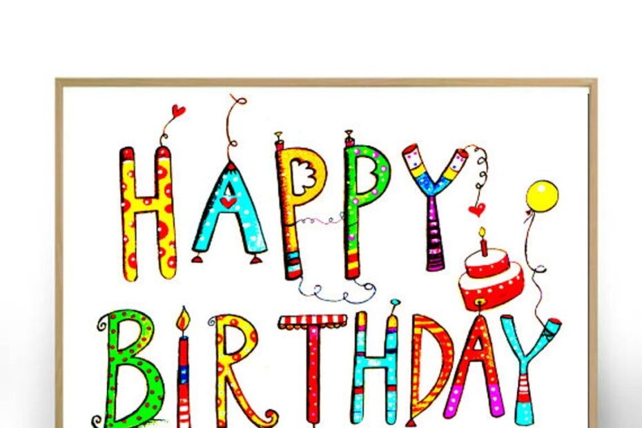 Happy Birthday Printable Sign Birthday Party Decor First Birthday Kids Decoration Tea Party INSTANT DOWNLOAD Etsy