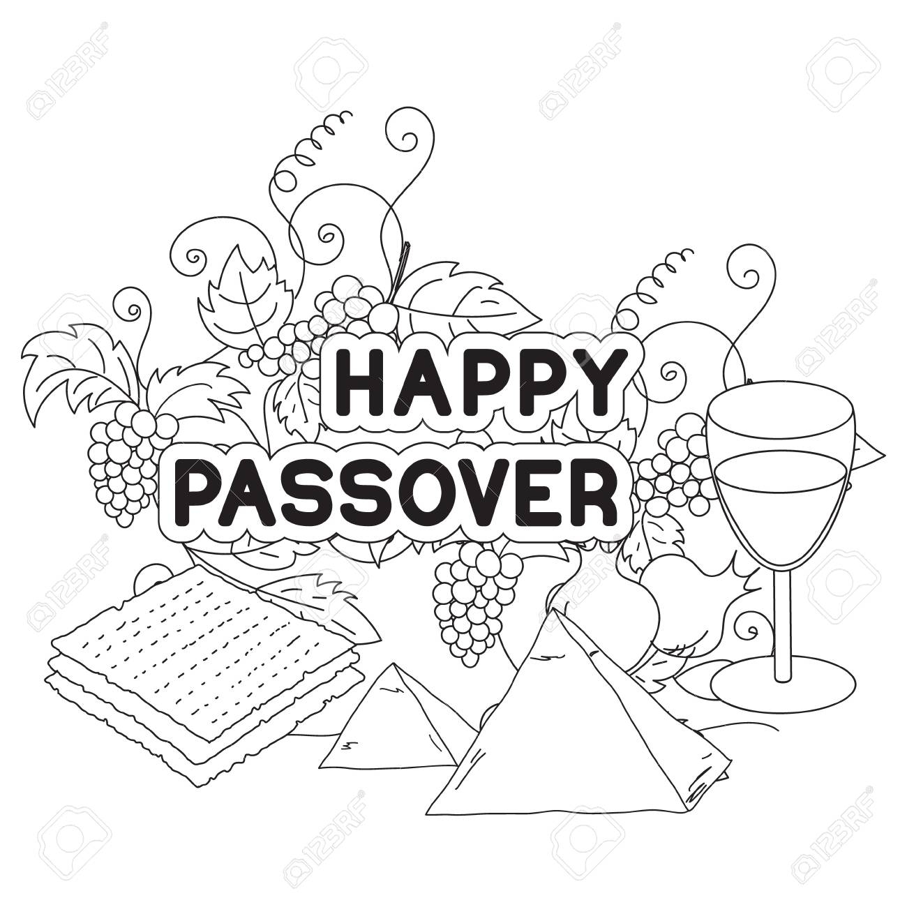 passover coloring pictures