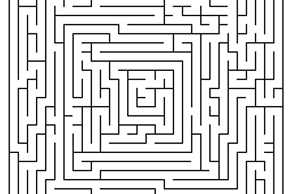 Hard Mazes Best Coloring Pages For Kids Worksheets Library