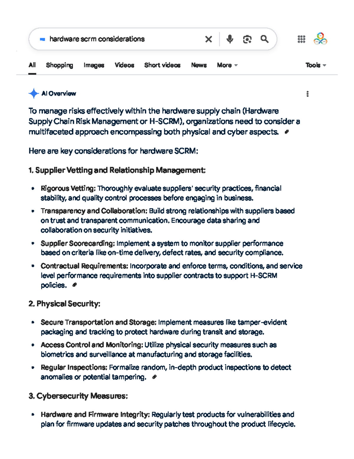 Hardware Supply Chain Risk Management SCRM Considerations Studocu