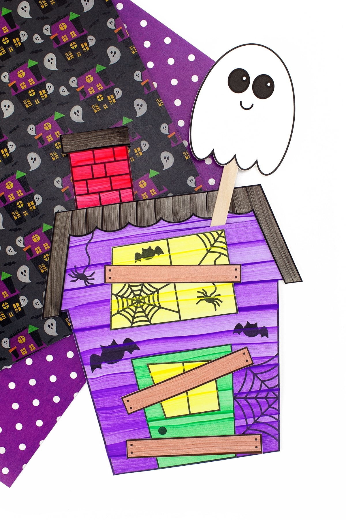 Haunted House Template Fireflies And Mud Pies