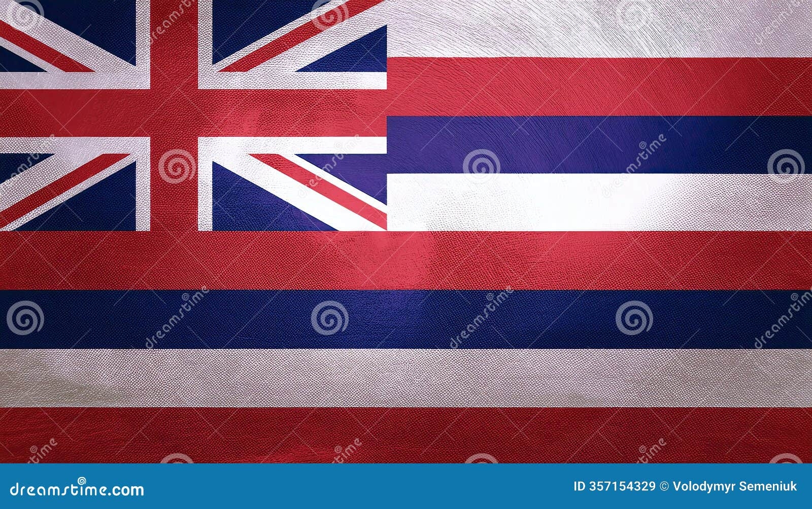 Hawaiian Flag With Vibrant Colors Symbolizing History And Culture Of The Islands Stock Image Image Of Vibrant Culture 357154329