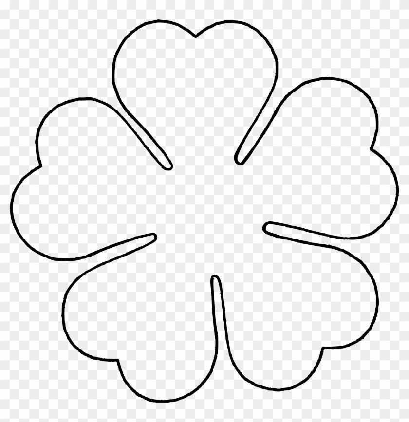 Hawaiian Flower Template Hibiscus Flower Template Free Molde De Flores Free Transparent PNG Clipart Images Download
