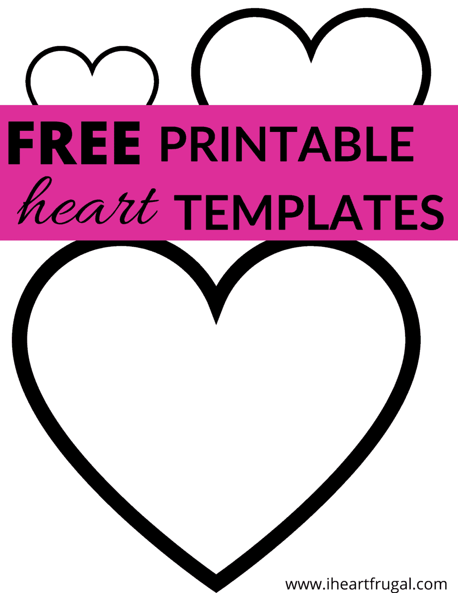 Heart Templates 1 I Heart Frugal