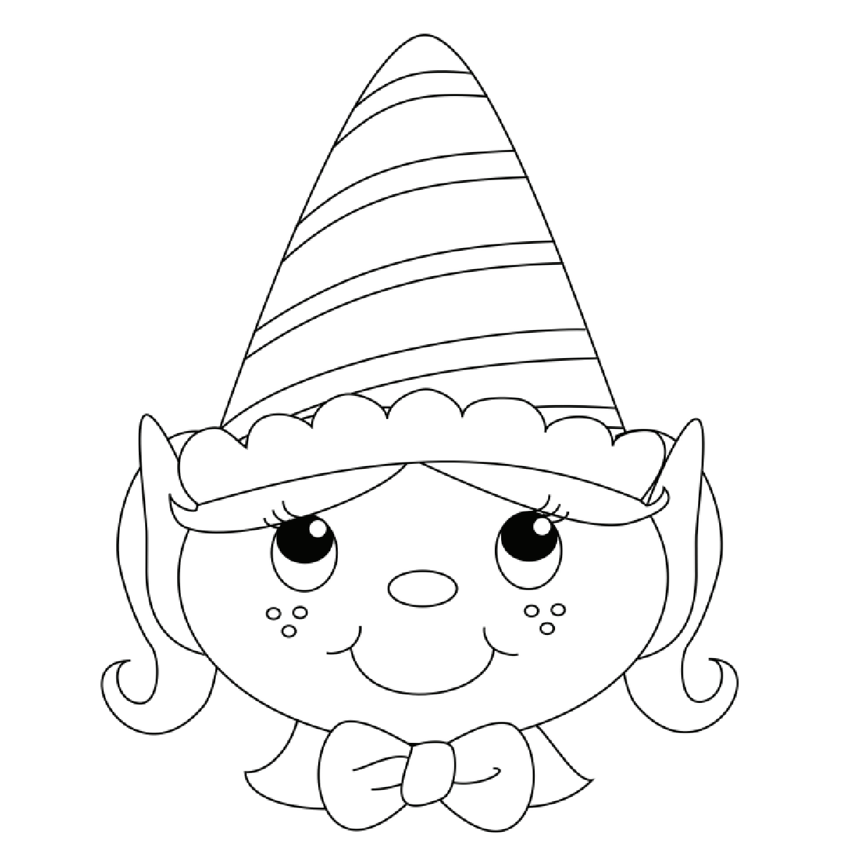 Holiday Coloring Pages For Kids Elf Hats Kids Activities Blog