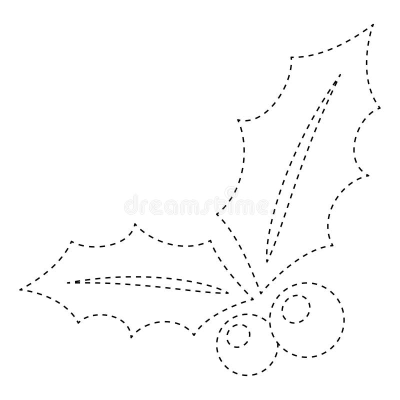printable holly leaf template