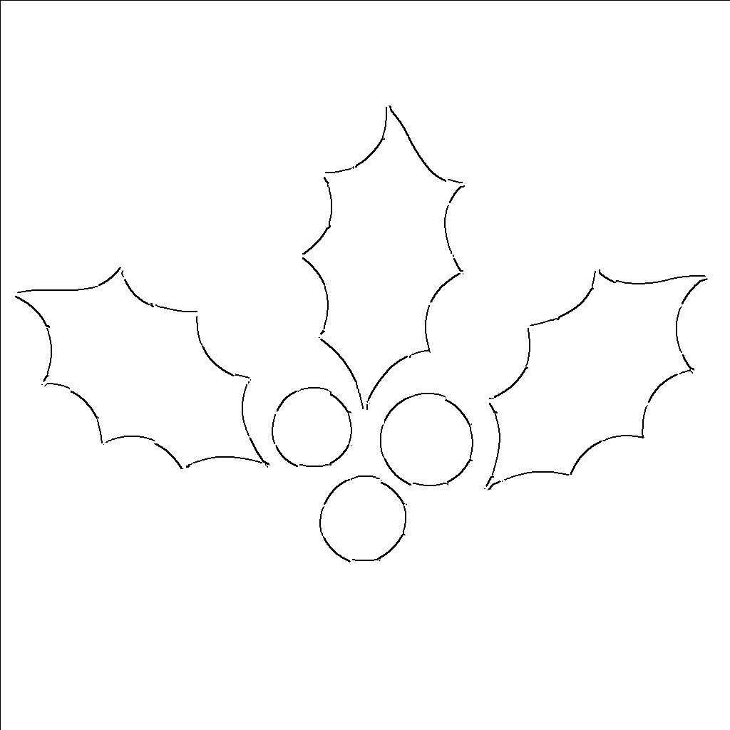 Holly Leaf Templates Free Printable Patterns To Cut Out What Mommy Does