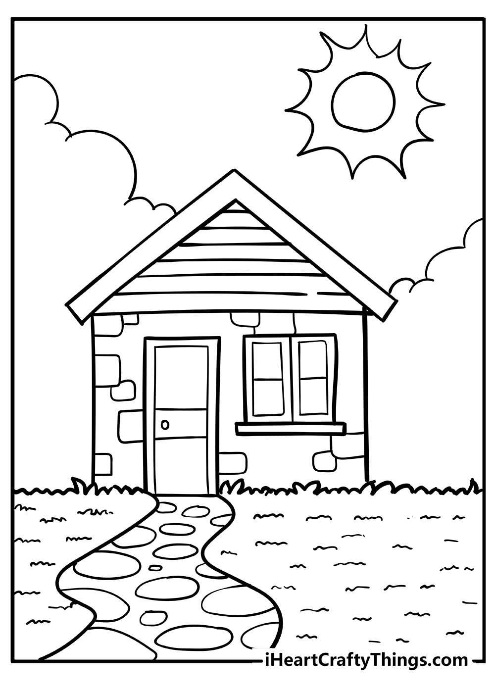 House Coloring Pages 100 Free Printables 