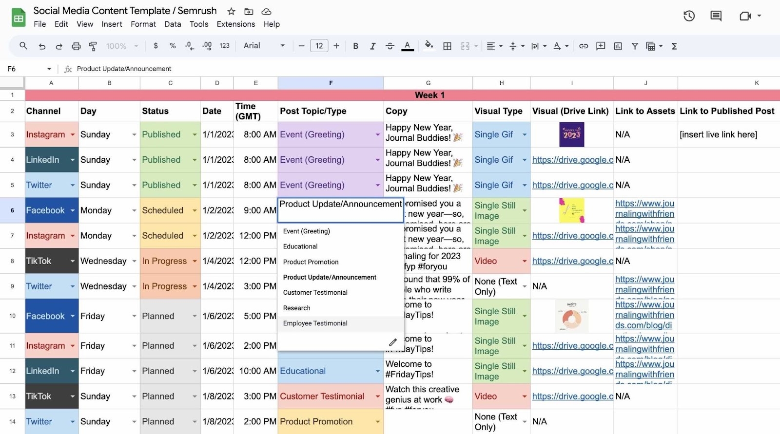 How To Create A Social Media Calendar In 2025