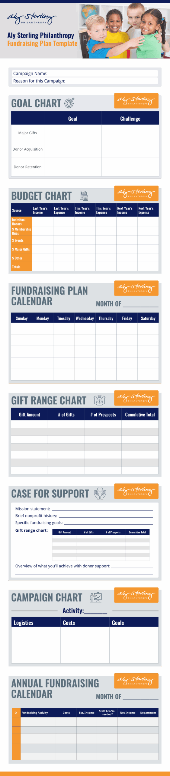 fundraising development plan template