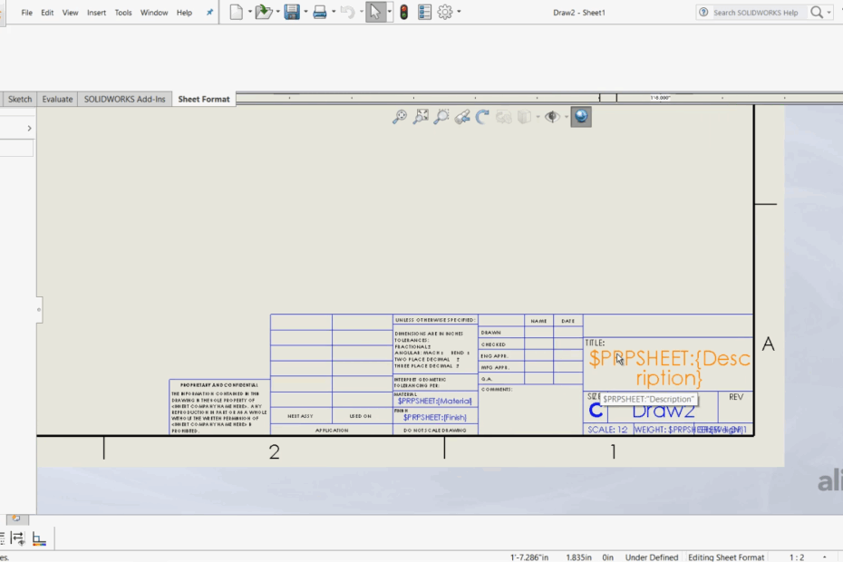 How To Create Drawing Templates And Sheet Formats In SOLIDWORKS