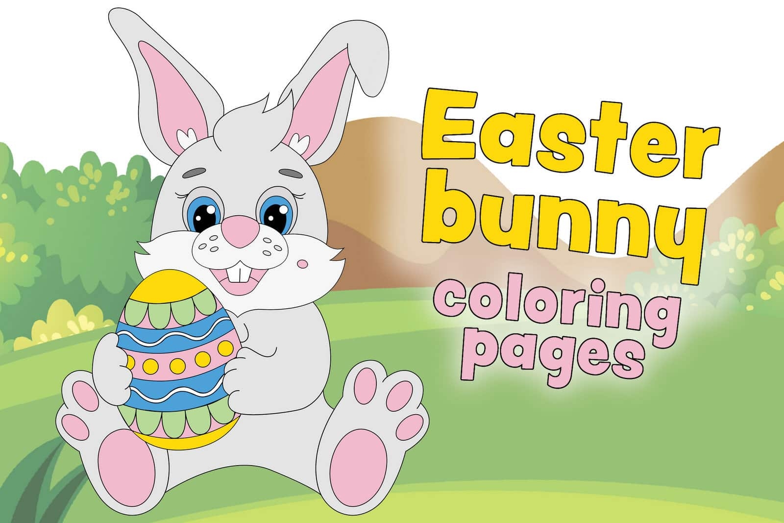 How To Draw A Big Easter Bunny Portrait