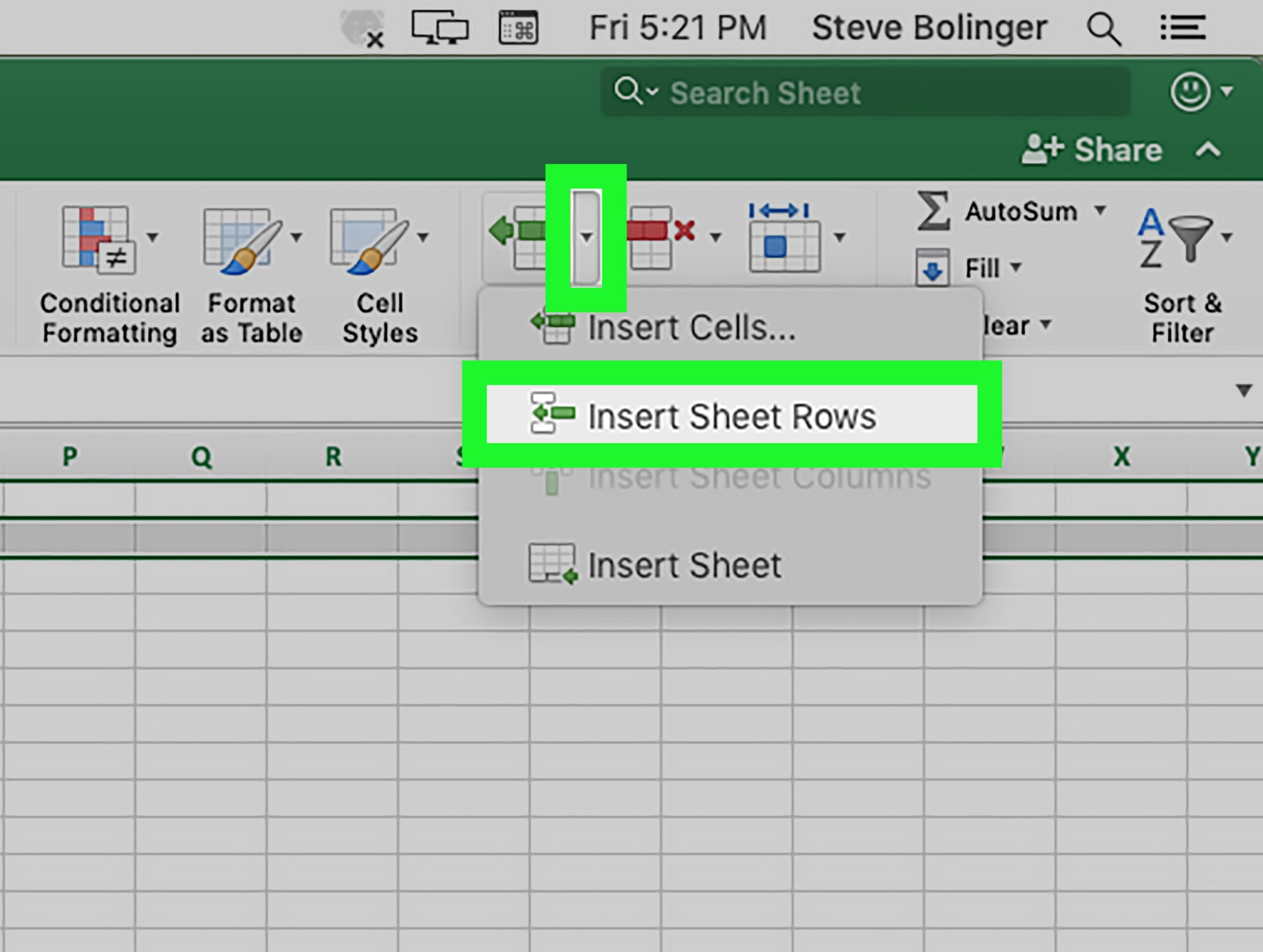 How To Insert Rows In Excel Using A Shortcut On PC Or Mac