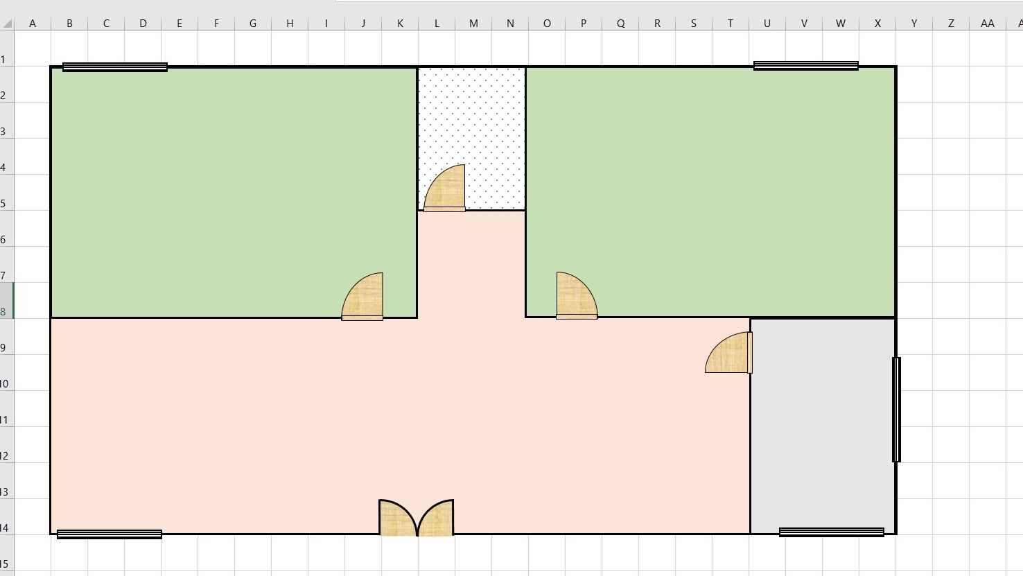floor plan template excel