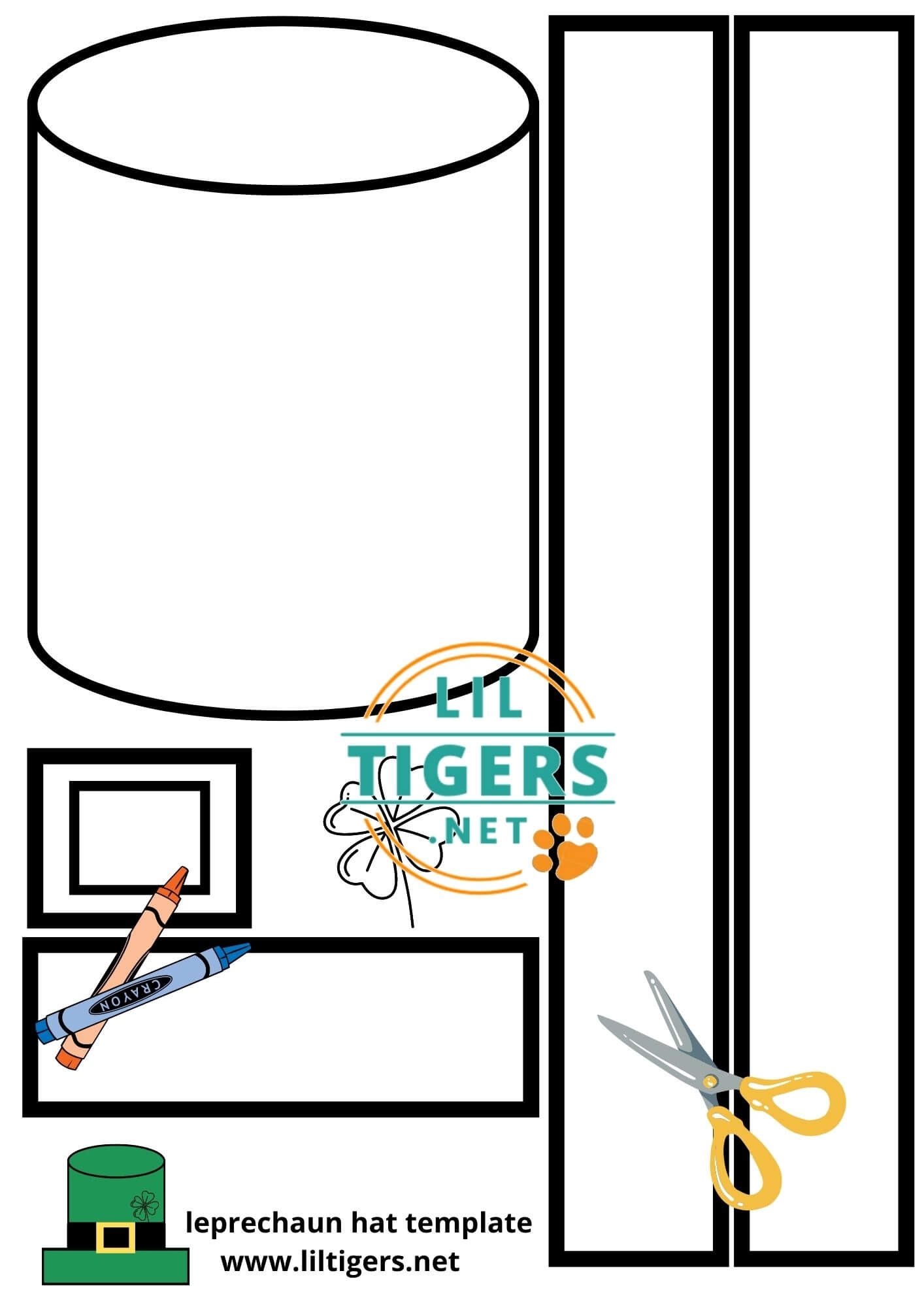 leprechaun template printable