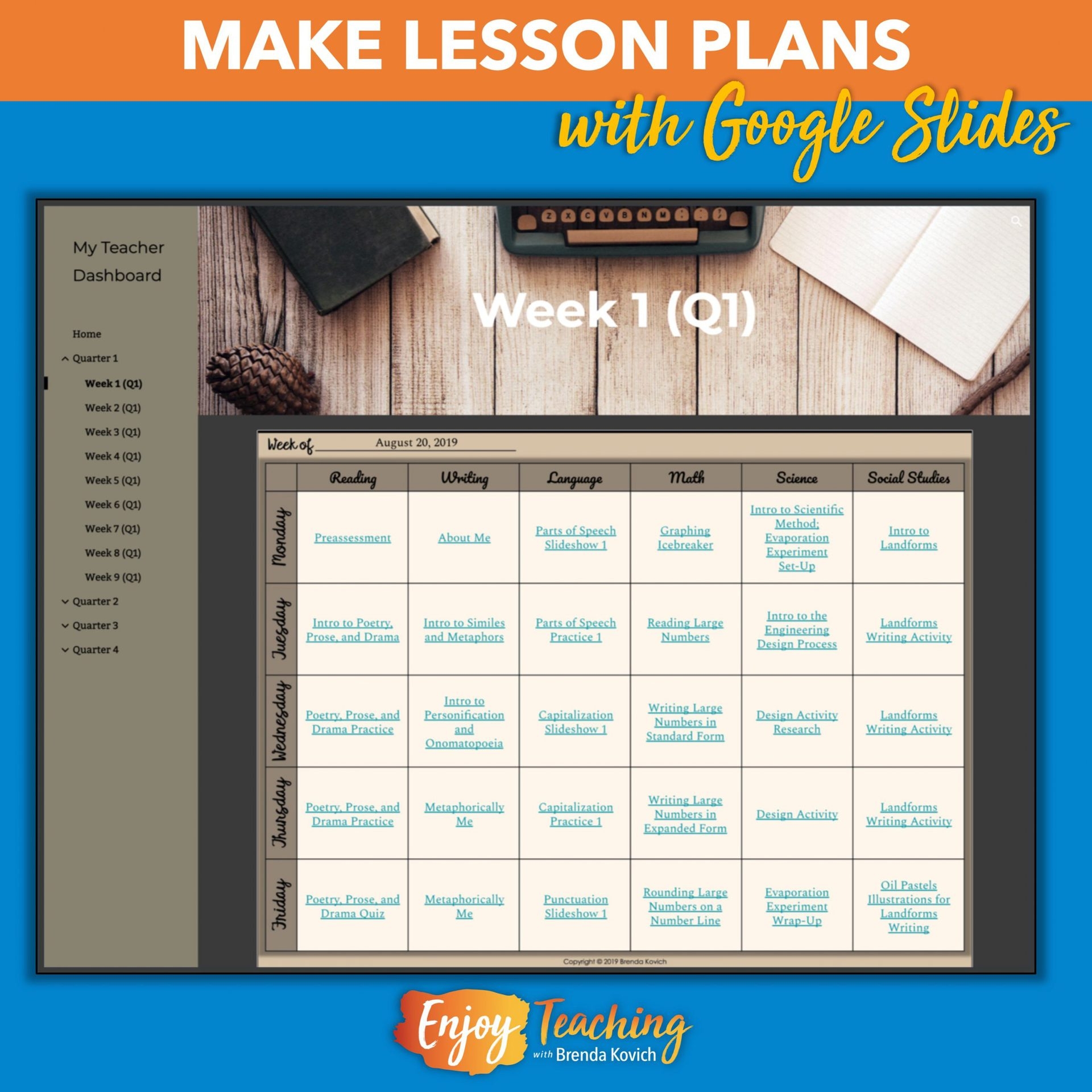How To Make Lesson Plans With Google Slides