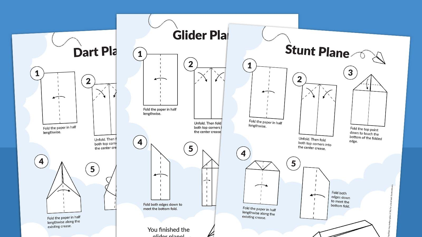 printable paper aeroplane